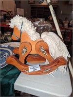 Decorative Wooden Rocking horse accent