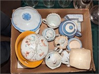 Box lot of Assorted Porcelain items