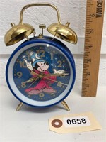 Mickey Mouse wind up alarm clock