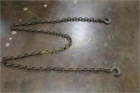 Tow Chain 3/8" x 12Ft w/ Hook on Each End