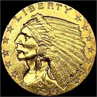 1914-D $2.50 Gold Quarter Eagle
