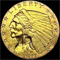 1911 $2.50 Gold Quarter Eagle