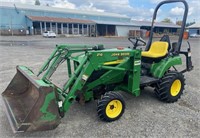 JD 2210 Tractor,22HP,4WD,manual in office