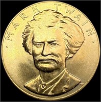 1981 Mark Twain 1oz Gold Medal GEM BU