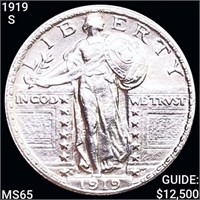 1919-S Standing Liberty Quarter UNCIRCULATED