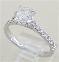 1.75 Ct Round Diamond Engagement Ring 14 Kt