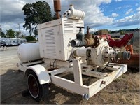 Waukesha Manure/Irrigation pump on trailer,propane