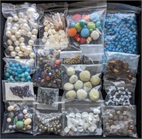 Lot of Loose Beads for Jewelry, Crafts, Repair