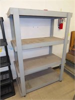 Wooden Rolling Storage Shelf 6'x4'
