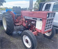International 384 Tractor, 46 hp, Diesel, 2WD