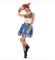 Jessie Glam Adult Cowgirl Costume No Hat SZ M