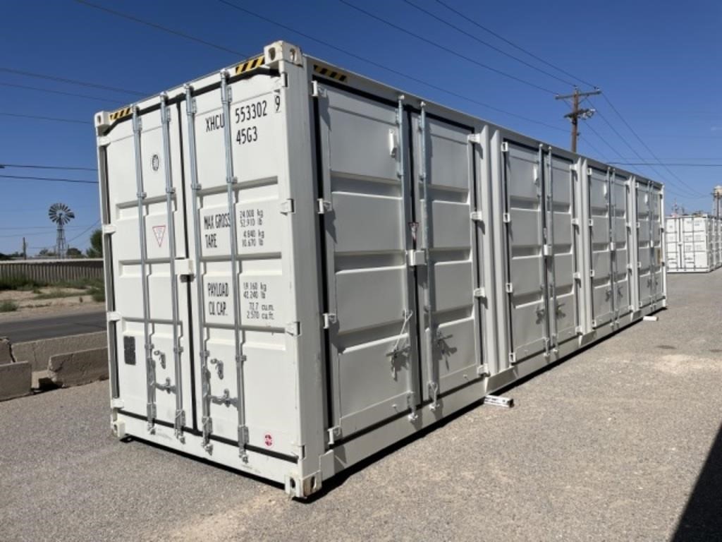 2023 40FT Shipping Container w/Double Side Doors