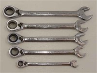 Gear Wrench Reversable Metric Wrenches