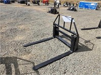 48" Skid Steer Pallet Fork Attachment