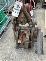 Antique stump puller