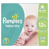 Pampers Baby-Dry Hypoallergenic Comfortable