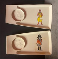 Two ‘70’s Happy Meal Serving Trays