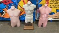 SHOP DISPLAY MANNEQUIN ON BASE AND TWO OTHERS