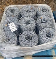 Barbed Wire, pallet of 9 rolls