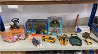 VINTAGE BUZZLIGHT YEAR AND TOYS IN ORIGNAL BOXES