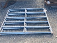 2 Galvanized gates, 6 ft