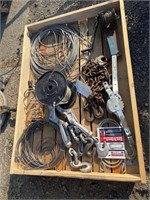 Cable,chain & binders,come-a-long,winch & chain