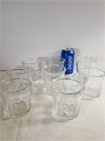 (8)  - 10 oz. Crate & Barrel Type Glasses (New)