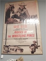 Movie Poster - Gene Autry - 1954 Columbia Pictures