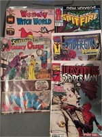 Comic Book Lot Spider-Man, Jimmy Olsen, Wendy