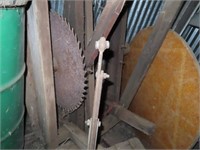 Vintage Saw Bench with 700mm Blade