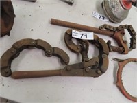2 Vintage Pipe Cutters