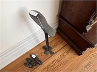 Vintage Cast Iron Shoe Cobbler Stand
