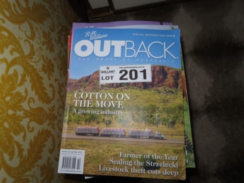 Lge Qty of RM Williams Outback Magazines