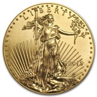 2015 BU $10 1/4 Oz  American Eagle Gold Coin