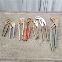 S2 7pc Locking pliers channellock & others