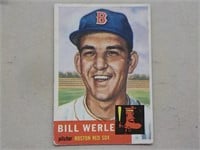 1953 Topps #170 Bill Werle
