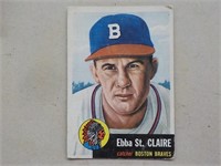 1953 Topps #91 Ebba St. Claire
