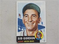 1953 Topps #117 Sid Gordon