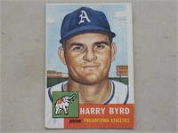 1953 Topps #131 ROOKIE CARD Harry Byrd