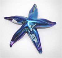 Colin Heaney iridescent art glass starfish