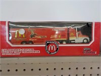 McDonald's Racing team transporter