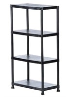 (AX) HDX 4-Shelf Storage Unit, Plastic,