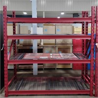 (CX) Husky 4 Shelf Industrial Steel Storage Rack