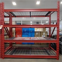 (CX) Husky 4 Shelf Industrial Steel Storage Rack