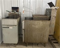 (AC) Commercial Deep Fryer Stations w/ Baskets