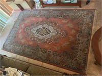 AREA RUG - RED FLORAL "GUMUSSARAY" APPROX 8' x
