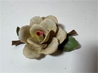 CAPODIMONTE PORCELLANE "MADE IN ITALY" FLOWER