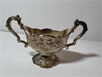ORNATE BOWL - FLORAL RAISED RELIEF (NO MARKINGS)