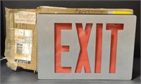 (ZZ) Signature Series Emergency Exit Sign w/ Self
