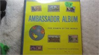 Ambassador Stamp Album Lots of stamps World Wide